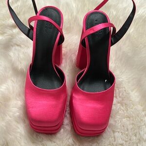 ASOS Brand Pink Platform Heels